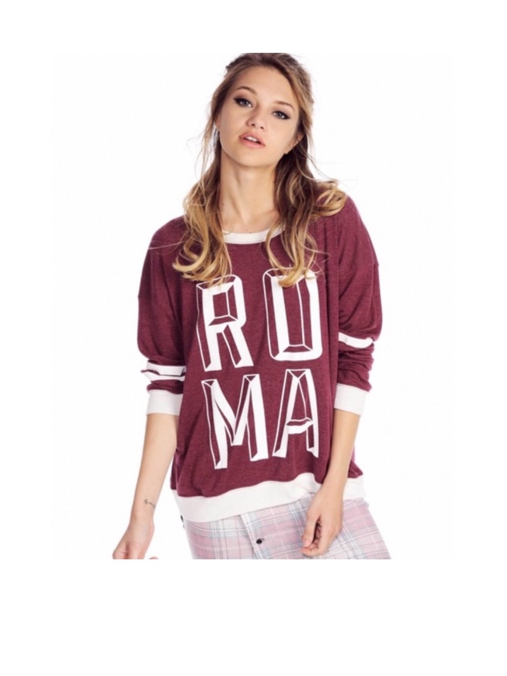 Wildfox ROMA graphic sweatshirt